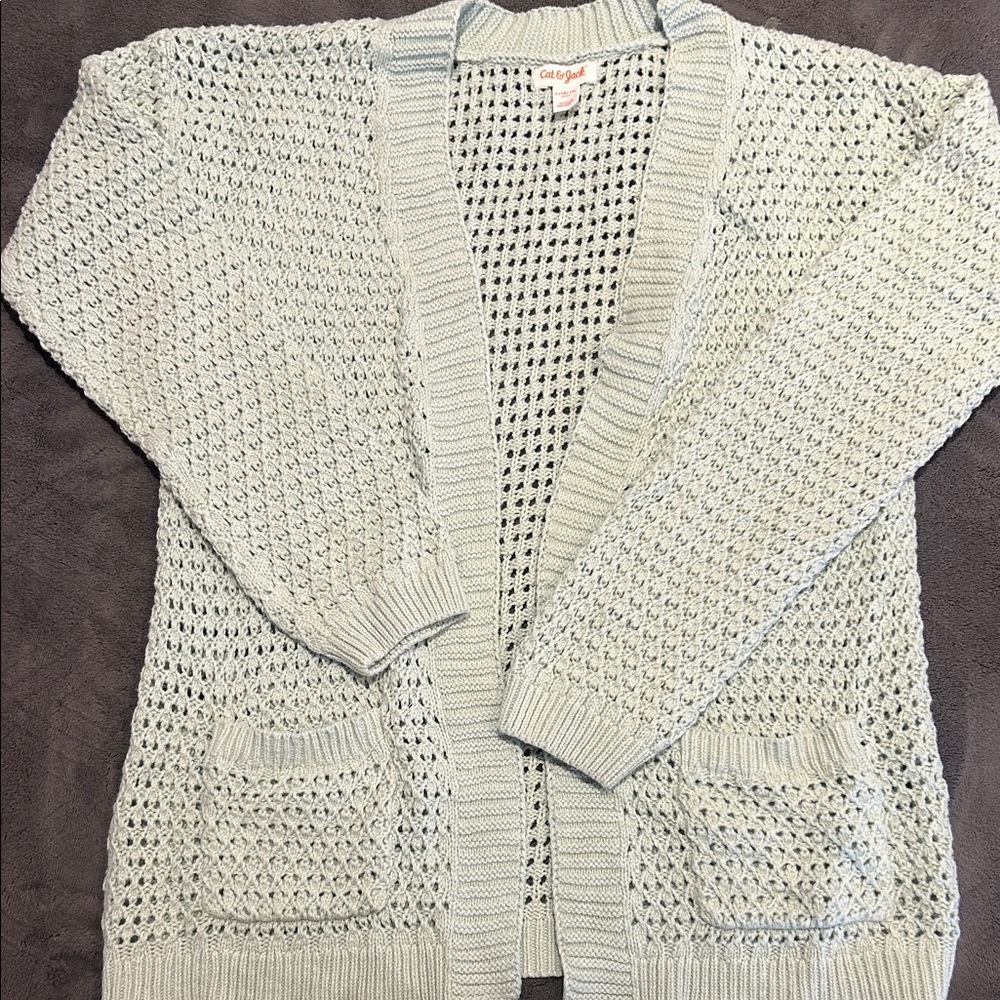 Cat & Jack Light Blue Knit Sweater